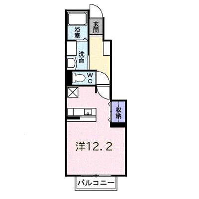 メリーローザ　Ｂ 102【管理NO：1-015233402-01020】 ★家具家電は申し込み後に搬入します★ ★2026年09月下旬入居可能★の外観画像