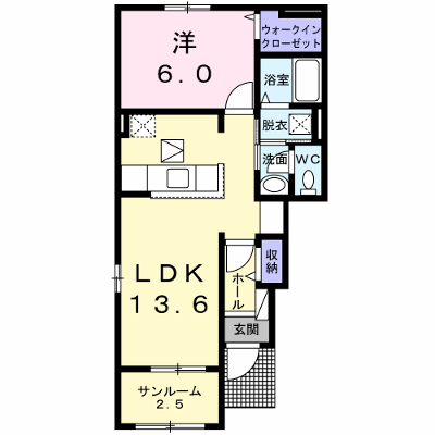 クリスタルＡ 101【管理NO：1-024210501-01010】 ★家具家電は申し込み後に搬入します★ ★2026年09月下旬入居可能★の外観画像