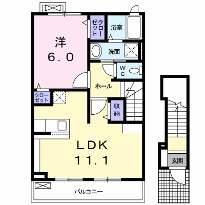 Ｆａｉｒｙ 202【管理NO：1-018068501-02020】 ★家具家電は申し込み後に搬入します★ ★2026年10月上旬入居可能★の外観画像