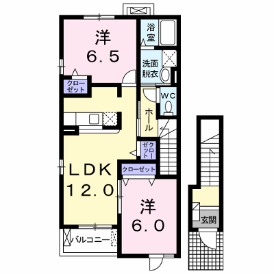 カレントヴィラＤ 201【管理NO：1-014373102-02010】 ★家具家電は申し込み後に搬入します★ ★2026年09月下旬入居可能★の外観画像