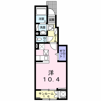チェレステ 104【管理NO：1-025558201-01040】 ★家具家電は申し込み後に搬入します★ ★2026年10月中旬入居可能★の外観画像