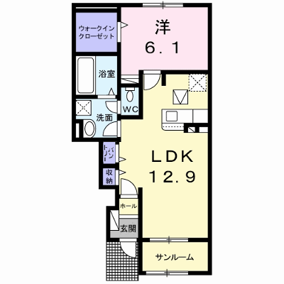 凛　Ⅰ 102【管理NO：1-025080301-01020】 ★家具家電は申し込み後に搬入します★ ★2026年10月中旬入居可能★の外観画像