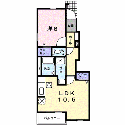 ビサイド・萩Ｂ 104【管理NO：1-016798402-01040】 ★家具家電は申し込み後に搬入します★ ★2026年10月上旬入居可能★の外観画像
