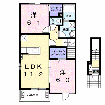 アルドール　Ⅲ 201【管理NO：1-019071302-02010】 ★家具家電は申し込み後に搬入します★ ★2026年10月上旬入居可能★の外観画像