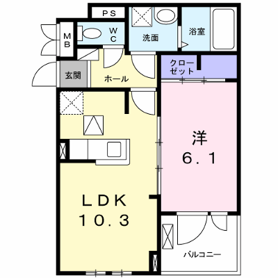 コモディ　モンテⅡ 103【管理NO：1-024001401-01030】 ★家具家電は申し込み後に搬入します★ ★2026年09月下旬入居可能★の外観画像