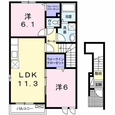 アルモニーＣ 201【管理NO：1-016196503-02010】 ★家具家電は申し込み後に搬入します★ ★2026年09月下旬入居可能★の外観画像