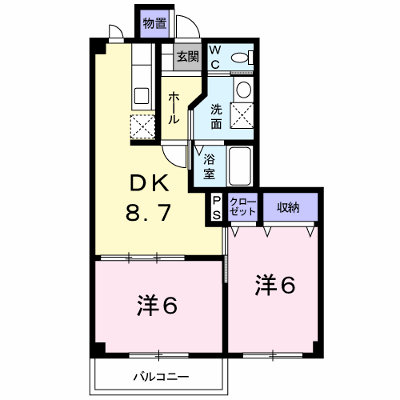 フィオーレ　Ａ 102【管理NO：1-012280201-01020】 ★家具家電は申し込み後に搬入します★ ★2026年10月中旬入居可能★の外観画像