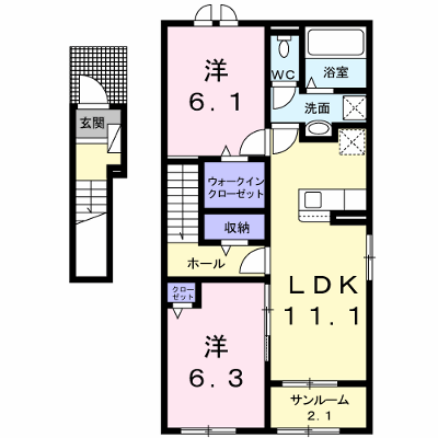Ｉネット１０Ｂ 201【管理NO：1-027087402-02010】 ★家具家電は申し込み後に搬入します★ ★2026年10月中旬入居可能★の外観画像