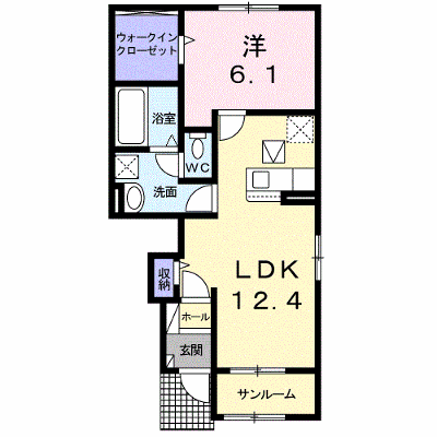 プリマステラ　Ⅱ 105【管理NO：1-026653502-01050】 ★家具家電は申し込み後に搬入します★ ★2026年09月上旬入居可能★の外観画像