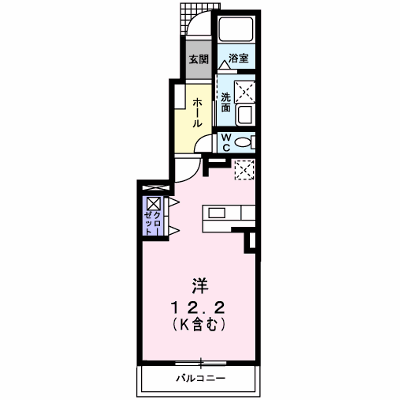 エスポワール 104【管理NO：1-014816101-01040】 ★家具家電は申し込み後に搬入します★ ★2026年10月上旬入居可能★の外観画像