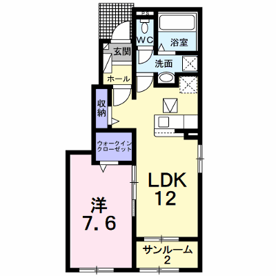 アイリスホーム柿平　Ⅰ 101【管理NO：1-026873001-01010】 ★家具家電は申し込み後に搬入します★の外観画像