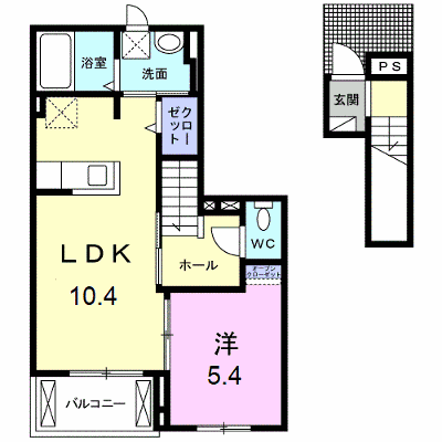 リーリエ・ブルーメ 202【管理NO：1-020904901-02020】 ★家具家電は申し込み後に搬入します★ ★2026年10月上旬入居可能★の外観画像