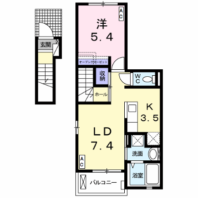 サンライズヒルⅦ 204【管理NO：1-022811801-02040】 ★家具家電は申し込み後に搬入します★ ★2027年03月中旬入居可能★の外観画像