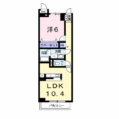 ＭＧＭ　ＢＬＤＧ．Ⅰ 102【管理NO：1-015830901-01020】 ★家具家電は申し込み後に搬入します★ ★2026年09月下旬入居可能★の外観画像