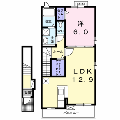 セレノフィオーレ 202【管理NO：1-024807801-02020】 ★家具家電は申し込み後に搬入します★ ★2026年09月下旬入居可能★の外観画像