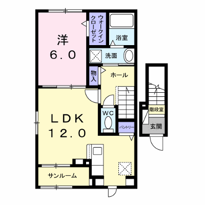 ロテュス 201【管理NO：1-028809301-02010】 ★家具家電は申し込み後に搬入します★ ★2026年12月上旬入居可能★の外観画像