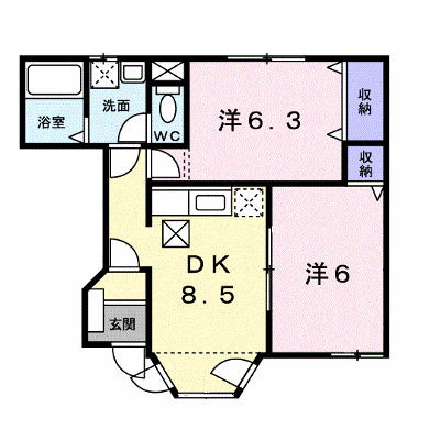 エレガント・ヴィラ 103【管理NO：1-010459601-01030】 ★家具家電は申し込み後に搬入します★ ★2026年09月中旬入居可能★の外観画像