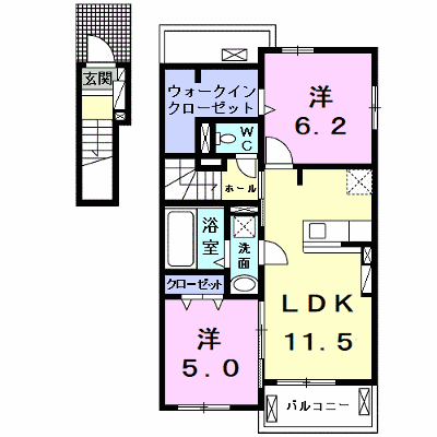 ＬｕｍｉｅｒｅⅡ（リュミエール 201【管理NO：1-026591202-02010】 ★家具家電は申し込み後に搬入します★ ★2026年10月中旬入居可能★の外観画像