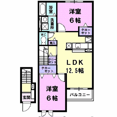 プラシード・旭 202【管理NO：1-014495401-02020】 ★家具家電は申し込み後に搬入します★の外観画像