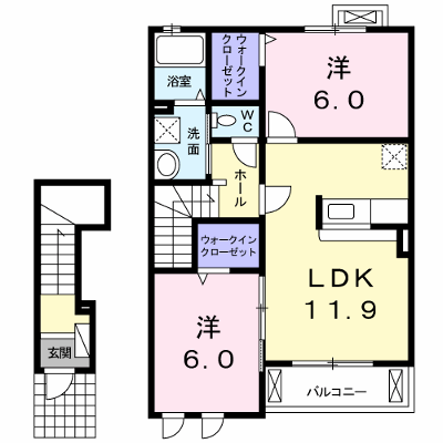 オーク　ヴィレッジ 202【管理NO：1-020133301-02020】 ★家具家電は申し込み後に搬入します★ ★2026年10月中旬入居可能★の外観画像
