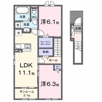 リーオ・ヨシノヤ 203【管理NO：1-028677401-02030】 ★家具家電は申し込み後に搬入します★ ★2027年01月下旬入居可能★の外観画像