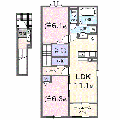 リーオ・ヨシノヤ 201【管理NO：1-028677401-02010】 ★家具家電は申し込み後に搬入します★ ★2027年01月下旬入居可能★の外観画像