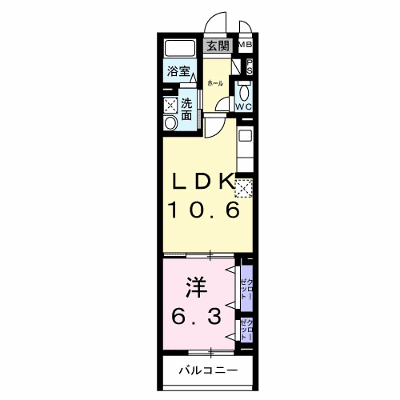 アドバンス 203【管理NO：1-027318201-02030】 ★家具家電は申し込み後に搬入します★ ★2026年10月中旬入居可能★の外観画像