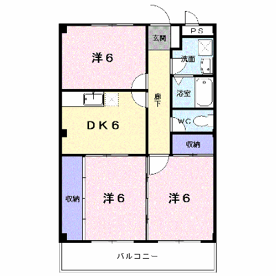 ラコーニア　ＧＫ 406【管理NO：1-004006501-04060】 ★家具家電は申し込み後に搬入します★ ★2026年10月下旬入居可能★の外観画像