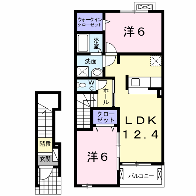 グランコートⅠ 205【管理NO：1-016124901-02040】 ★家具家電は申し込み後に搬入します★ ★2026年10月中旬入居可能★の外観画像