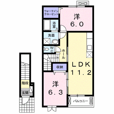 ＶＩＣＴＲＩＡ 203【管理NO：1-016988301-02030】 ★家具家電は申し込み後に搬入します★ ★2026年09月中旬入居可能★の外観画像