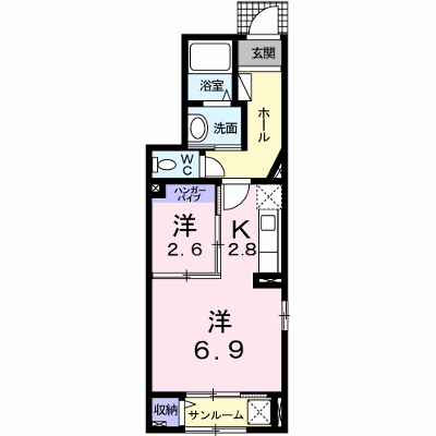 フィオーレ西庄Ａ 101【管理NO：1-018839201-01010】 ★家具家電は申し込み後に搬入します★ ★2026年09月下旬入居可能★の外観画像