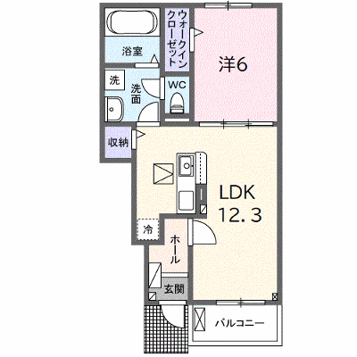 グランデフォルトーネＡ 103【管理NO：1-026802801-01030】 ★家具家電は申し込み後に搬入します★ ★2026年10月上旬入居可能★の外観画像