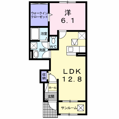 プラシード（大和郡山市） 102【管理NO：1-025707301-01020】 ★家具家電は申し込み後に搬入します★ ★2026年09月下旬入居可能★の外観画像