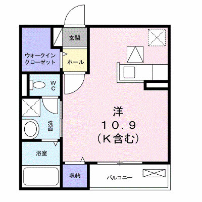 モデルノⅠ 103【管理NO：1-022661301-01030】 ★家具家電は申し込み後に搬入します★ ★2026年09月下旬入居可能★の外観画像