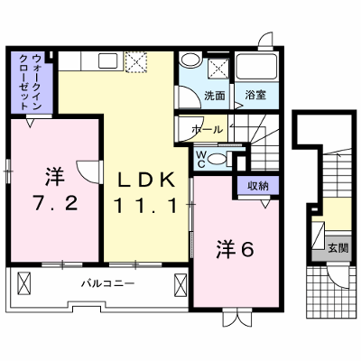 カーサ　ルミノーザ 202【管理NO：1-018649301-02020】 ★家具家電は申し込み後に搬入します★ ★2026年10月中旬入居可能★の外観画像