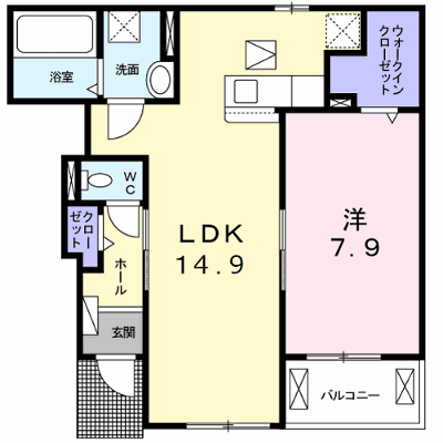 メゾン・ド・カオル 103【管理NO：1-024913301-01030】 ★家具家電は申し込み後に搬入します★ ★2026年10月上旬入居可能★の外観画像