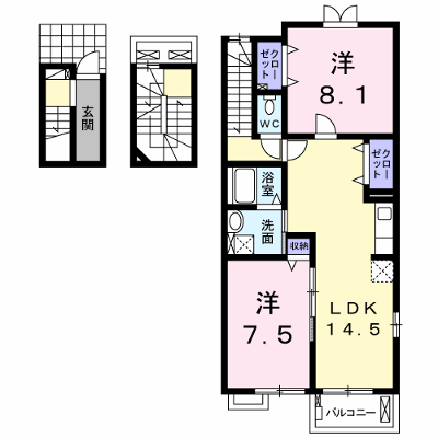 ベルアンジュ 301【管理NO：1-018897401-03010】 ★家具家電は申し込み後に搬入します★ ★2026年08月下旬入居可能★の外観画像