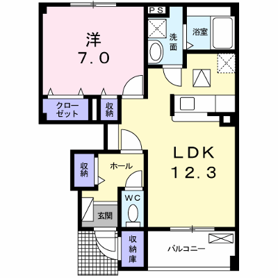 ポーラー・スター 102【管理NO：1-019504801-01020】 ★家具家電は申し込み後に搬入します★ ★2026年10月上旬入居可能★の外観画像