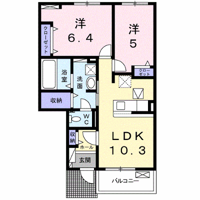 ラウレア 105【管理NO：1-025380801-01040】 ★家具家電は申し込み後に搬入します★ ★2026年09月下旬入居可能★の外観画像