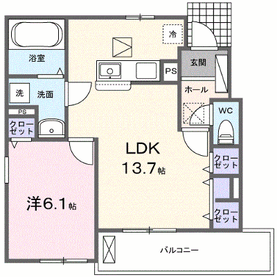 ショコラⅢ 102【管理NO：1-027459802-01020】 ★家具家電は申し込み後に搬入します★ ★2026年10月中旬入居可能★の外観画像
