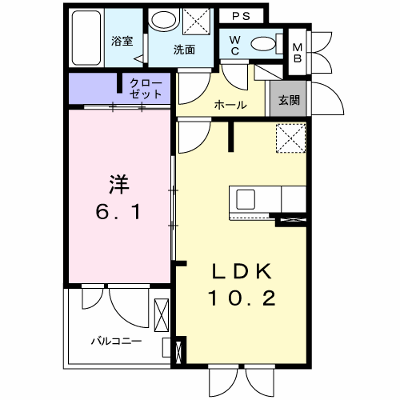 ＧＡＩＡ　ＢＬＡＮＣ 201【管理NO：1-025665201-02010】 ★家具家電は申し込み後に搬入します★ ★2026年09月下旬入居可能★の外観画像