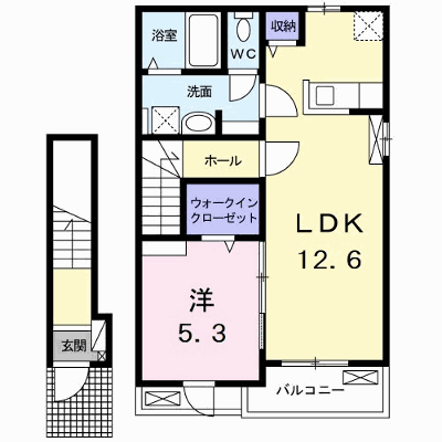 ルミエール古庄Ⅰ 202【管理NO：1-027549901-02020】 ★家具家電は申し込み後に搬入します★ ★2026年10月上旬入居可能★の外観画像