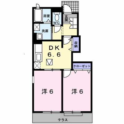サンリットヴィラ相生Ｂ 105【管理NO：1-013027802-01040】 ★家具家電は申し込み後に搬入します★ ★2026年10月上旬入居可能★の外観画像