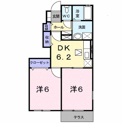 ウインターワルツＢ 101【管理NO：1-014661202-01010】 ★家具家電は申し込み後に搬入します★ ★2026年09月下旬入居可能★の外観画像