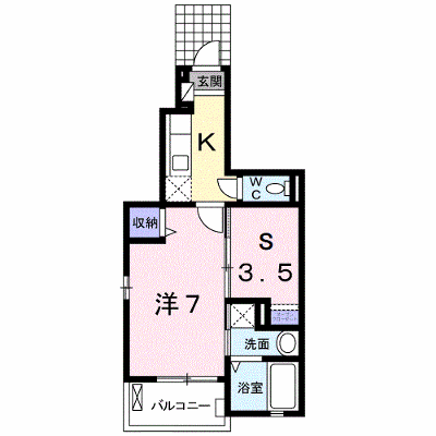 カーサ・ソラーレ 103【管理NO：1-017268001-01030】 ★家具家電は申し込み後に搬入します★ ★2026年10月中旬入居可能★の外観画像