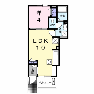 ポルト　リアン 103【管理NO：1-021722601-01030】 ★家具家電は申し込み後に搬入します★ ★2026年11月中旬入居可能★の外観画像
