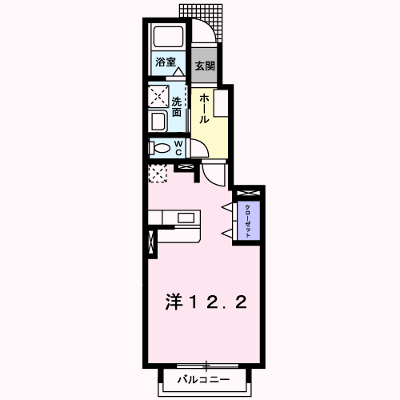 エアリーサンライト 103【管理NO：1-017766901-01030】 ★家具家電は申し込み後に搬入します★ ★2026年10月中旬入居可能★の外観画像