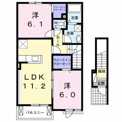フローラーリア 202【管理NO：1-021342901-02020】 ★家具家電は申し込み後に搬入します★の外観画像