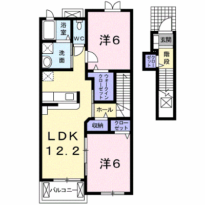 ブリュンヒルト 203【管理NO：1-015698101-02030】 ★家具家電は申し込み後に搬入します★ ★2026年10月中旬入居可能★の外観画像