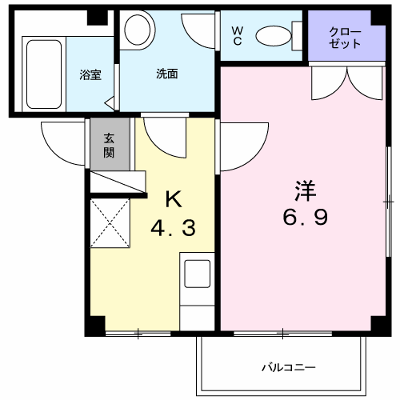 アムール・ｆ 102【管理NO：1-010165701-01020】 ★家具家電は申し込み後に搬入します★ ★2026年09月下旬入居可能★の外観画像